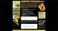 Desktop Screenshot of lebendefossilien.com
